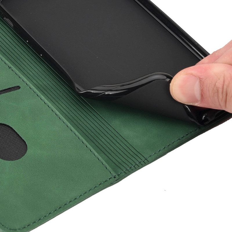 Puhelinkuoret Poco M4 Pro 5G Kotelot Flip Bicolor Business Leather Effect