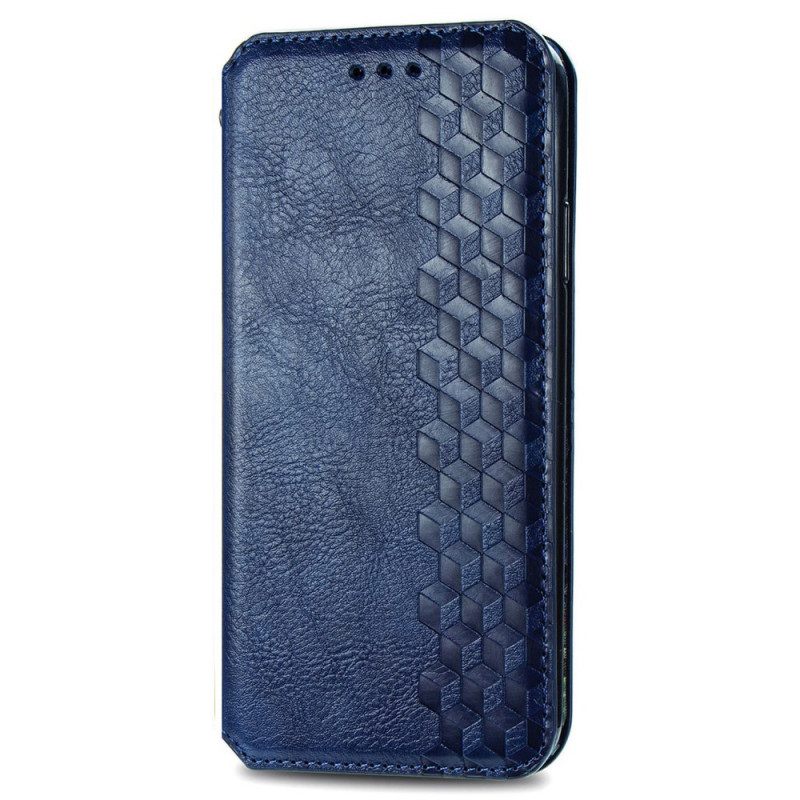 Puhelinkuoret Poco M4 Pro 5G Kotelot Flip Diamond Texture Leather Effect
