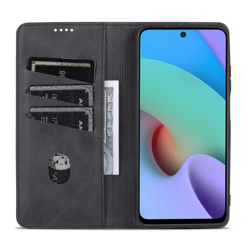 Puhelinkuoret Poco M4 Pro 5G Kotelot Flip Style Leather Azns