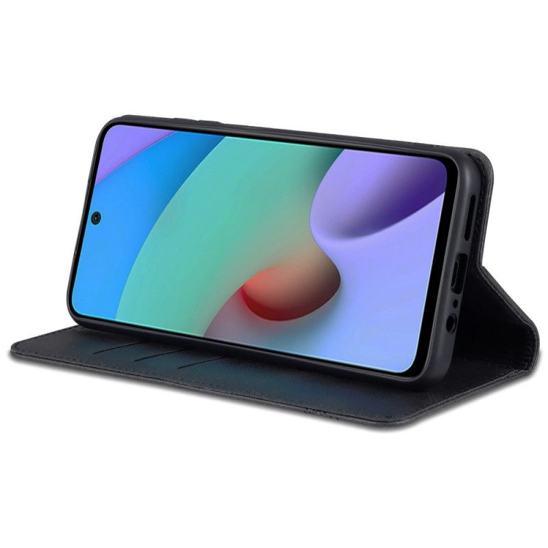 Puhelinkuoret Poco M4 Pro 5G Kotelot Flip Style Leather Azns