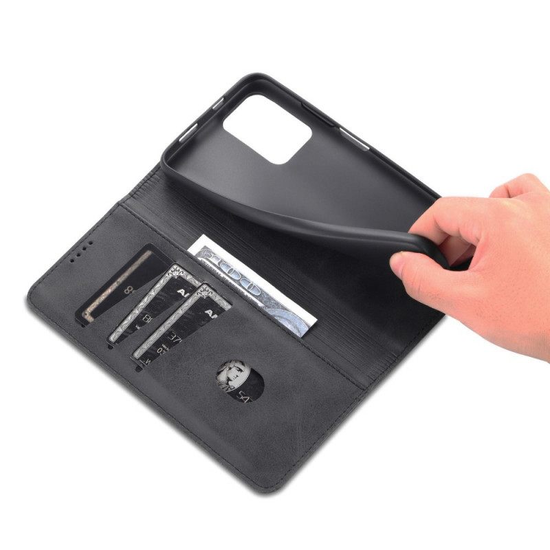Puhelinkuoret Poco M4 Pro 5G Kotelot Flip Style Leather Azns
