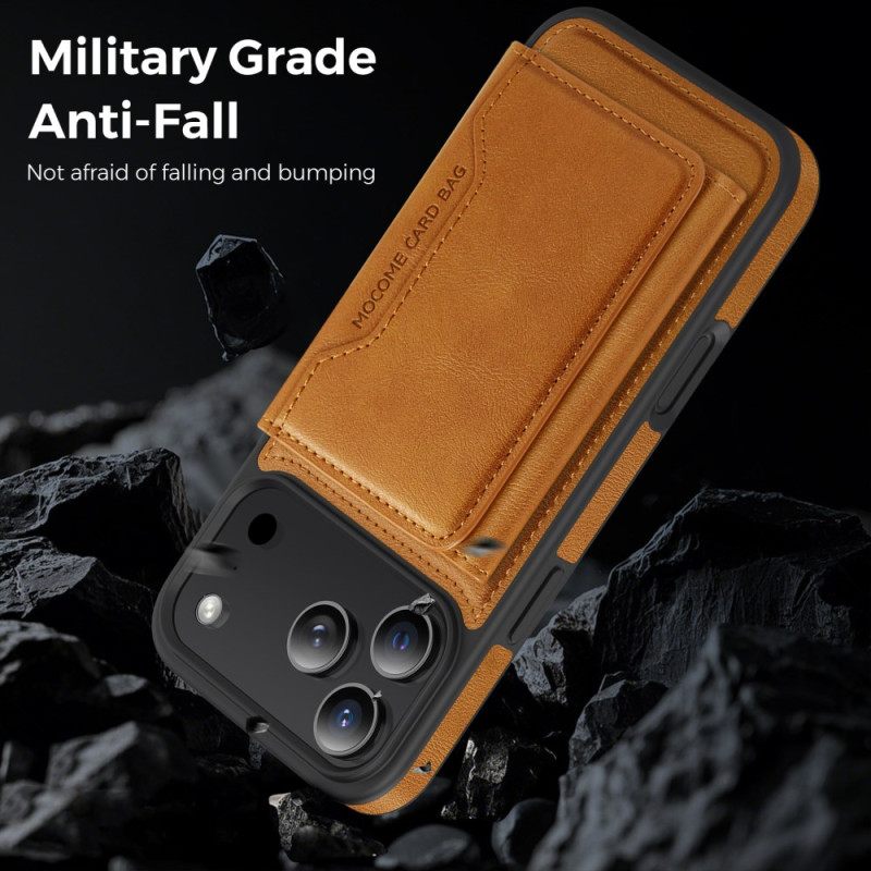 Case iPhone 17 Pro Puhelinkuoret Magsafe Premium Irrotettavalla Kortilla Pidike