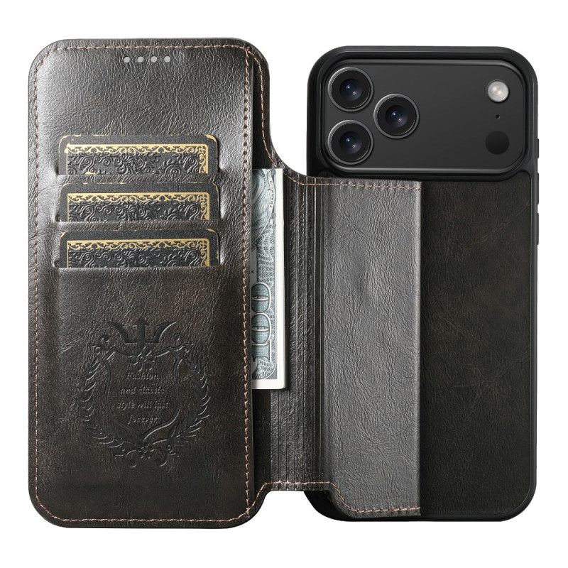 Kuoret iPhone 17 Pro Magsafe-yhteensopiva Nahkajäljitelmä