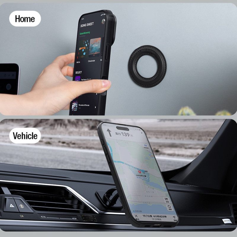 Kuori iPhone 17 Pro Camshield-potkuri Magneettinen Sarja Nillkin