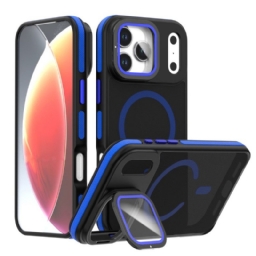 Kuori iPhone 17 Pro Hybridi Magsafe Linssinsuojalla Ja Integroidulla Kiinnikkeellä