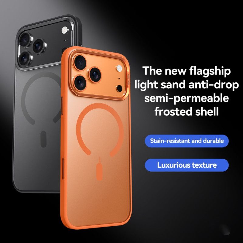 Kuori iPhone 17 Pro Magsafe-yhteensopiva Puoliläpinäkyvä