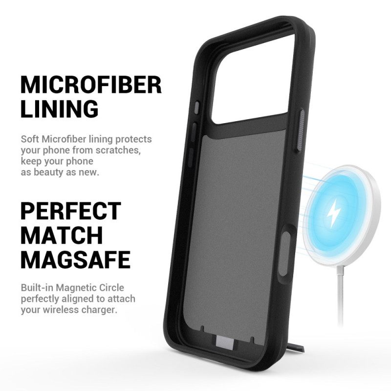 Kuori iPhone 17 Pro Magsafe-yhteensopiva Sisäänrakennetun Jalustan Kanssa Suojakuori