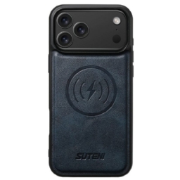 Kuori iPhone 17 Pro Magsafe-yhteensopiva Vintage-nahkaefekti