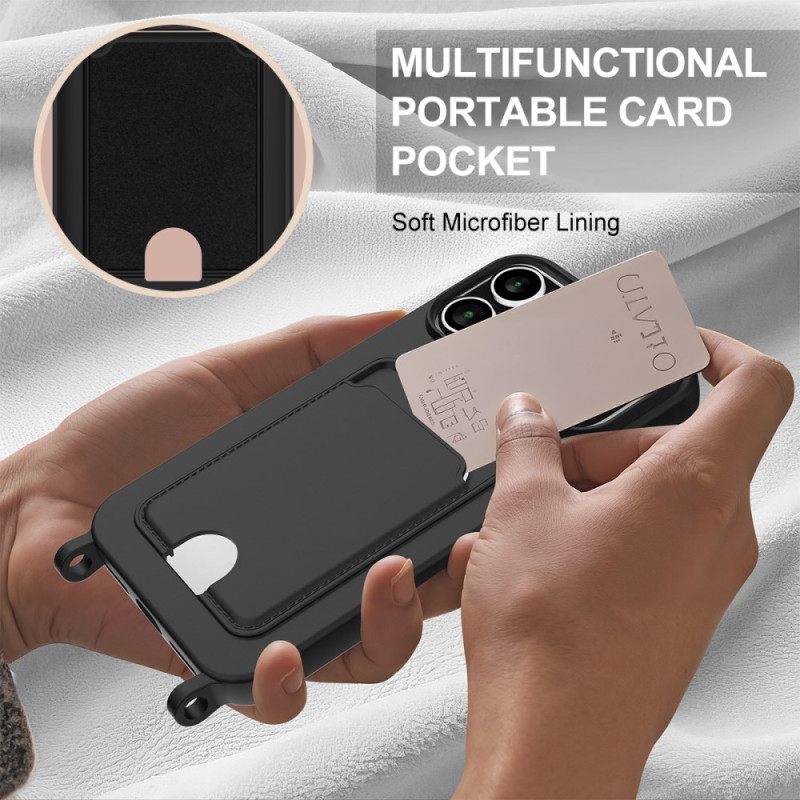 Kuori iPhone 17 Pro Narullinen Korttikotelo Suojakuori