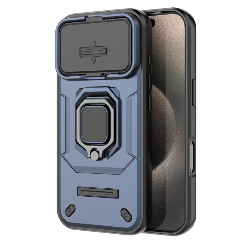 Kuori iPhone 17 Pro Sormuskotelo Linssinsuojalla Suojakuori