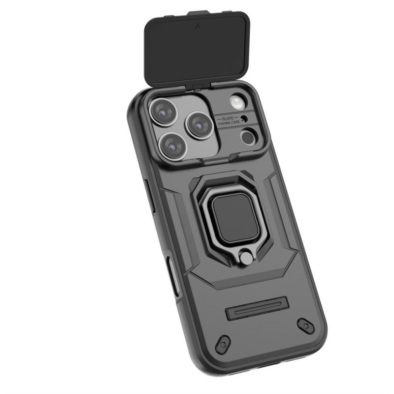 Kuori iPhone 17 Pro Sormuskotelo Linssinsuojalla Suojakuori