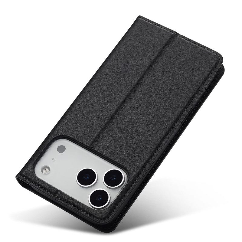 Nahkakotelo iPhone 17 Pro Klassinen Lc.imeeke Suojakuori