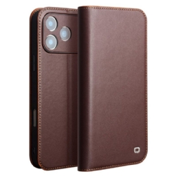 Nahkakotelo iPhone 17 Pro Puhelinkuoret Qialino