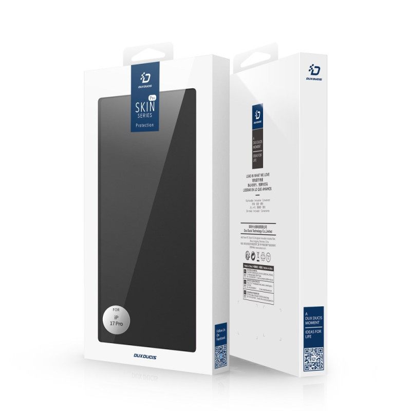 Nahkakotelo iPhone 17 Pro Skin Pro Series Dux Ducis Suojakuori