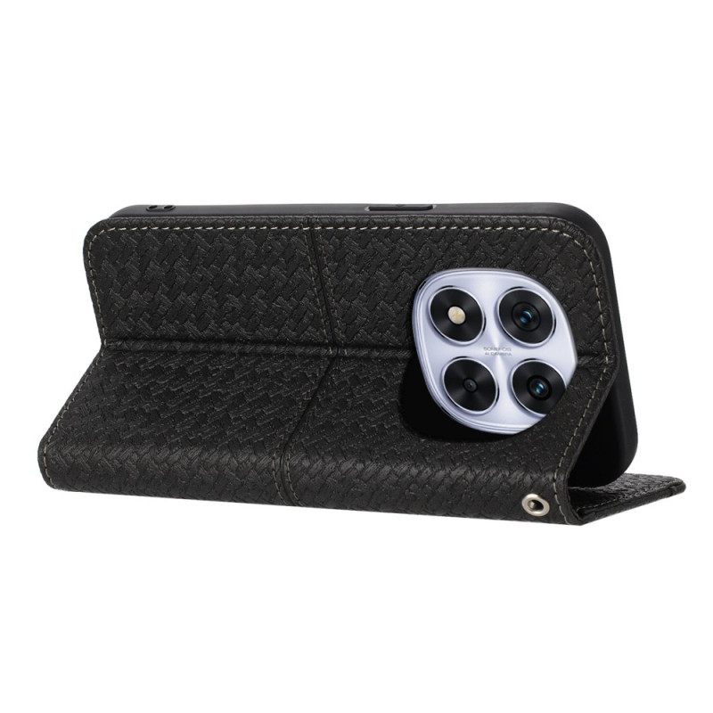 Kotelot Xiaomi Redmi Note 14 Pro 4g Kudottu Tekstuuri Hihnalla