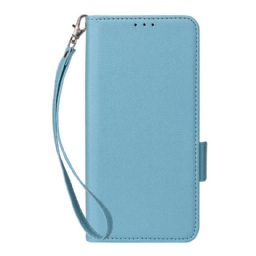 Kotelot Xiaomi Redmi Note 14 Pro 4g Litsikuvioinen Tekonahkahihna