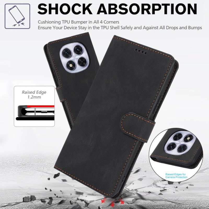 Kotelot Xiaomi Redmi Note 14 Pro 4g Mokkanahkaefekti Hihnalla