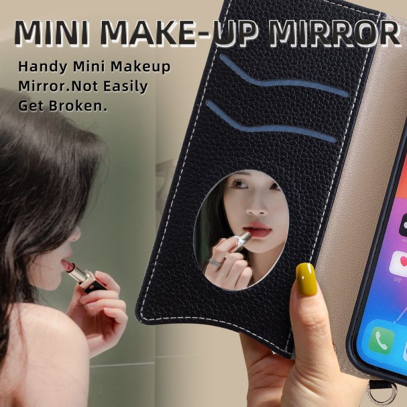 Kotelot Xiaomi Redmi Note 14 Pro 4g Puhelinkuoret Kaksivärinen Lompakko Ketjulla