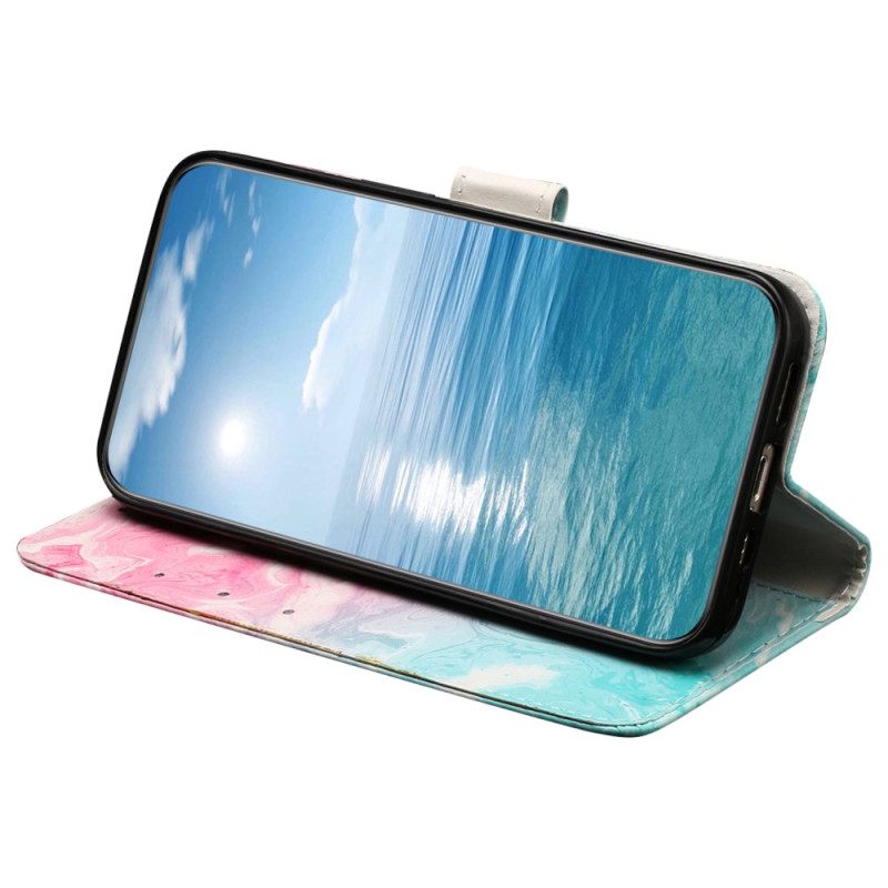 Kotelot Xiaomi Redmi Note 14 Pro 4g Vaaleanpunainen Ja Vihreä Marmori