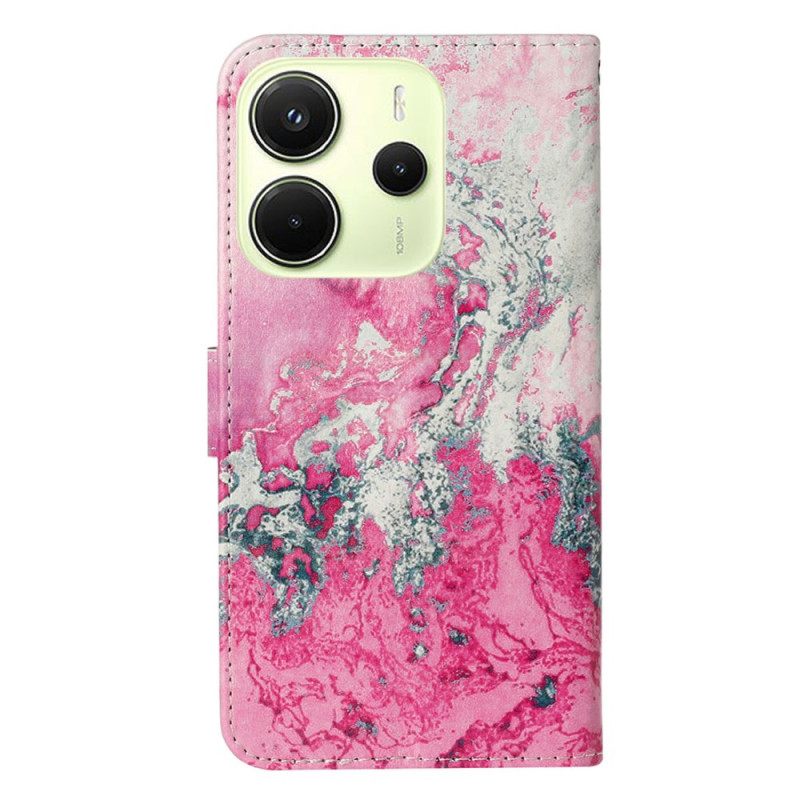 Kotelot Xiaomi Redmi Note 14 Pro 4g Vaaleanpunainen Marmori Suojakuori