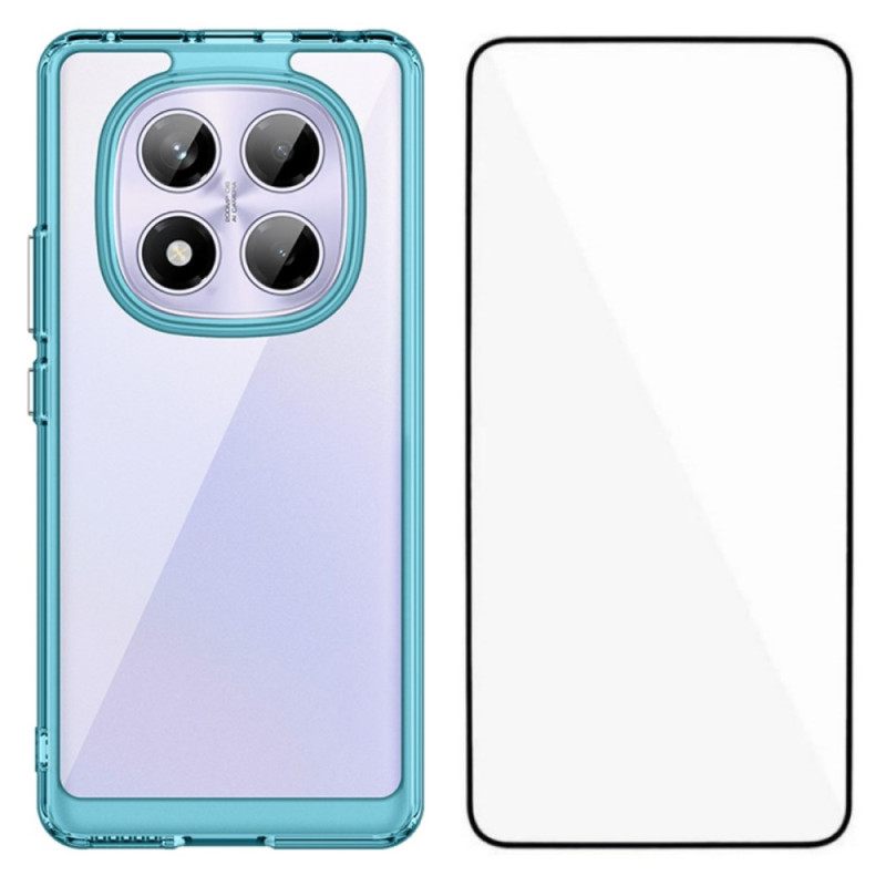 Kuori Xiaomi Redmi Note 14 Pro 4g Hybridi Karkaistulla Lasisella Näytönsuojalla Suojakuori