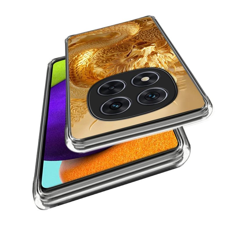 Kuori Xiaomi Redmi Note 14 Pro 4g Kultainen Lohikäärme