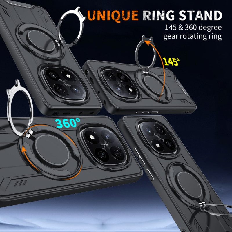 Kuori Xiaomi Redmi Note 14 Pro 4g Magsafe-yhteensopiva Pyörivän Jalustan Kanssa