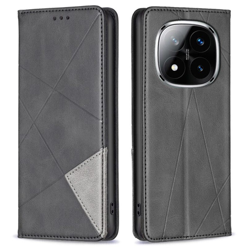 Nahkakotelo Xiaomi Redmi Note 14 Pro 4g Geometrinen