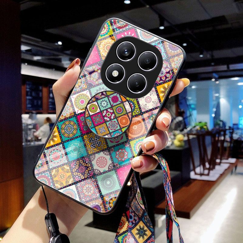 Puhelinkuoret Xiaomi Redmi Note 14 Pro 4g Tilkkutäkkikuvioinen Jalusta Ja Hihna