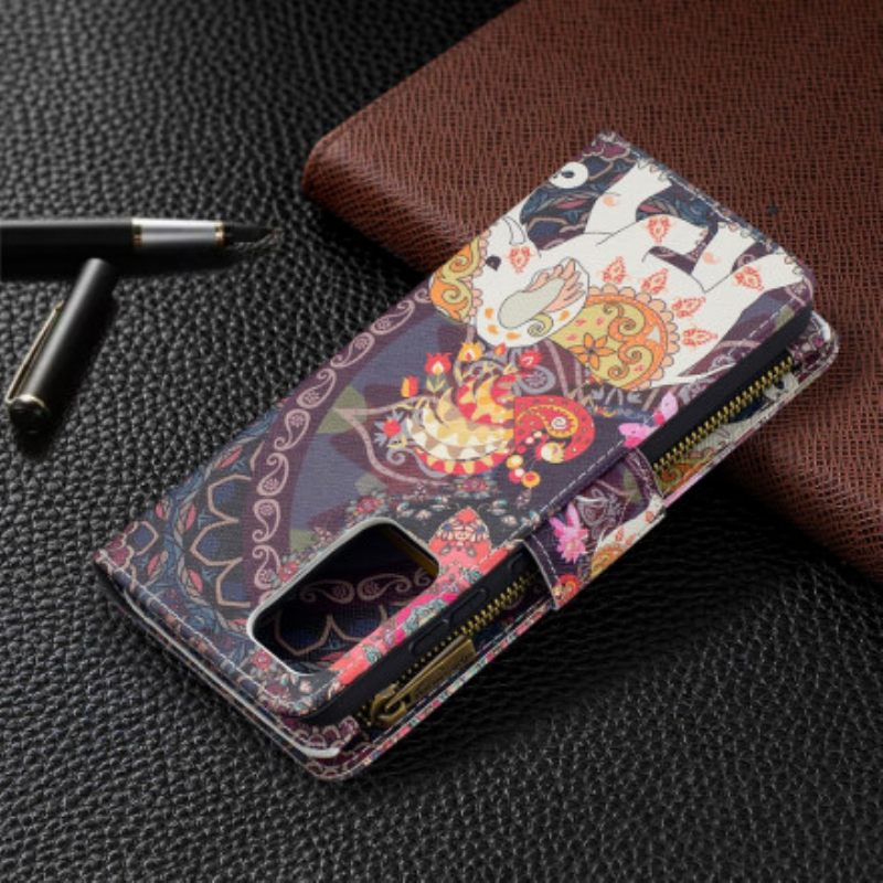 Kotelot Samsung Galaxy A52 4G / A52 5G / A52s 5G Elephant Vetoketjutasku