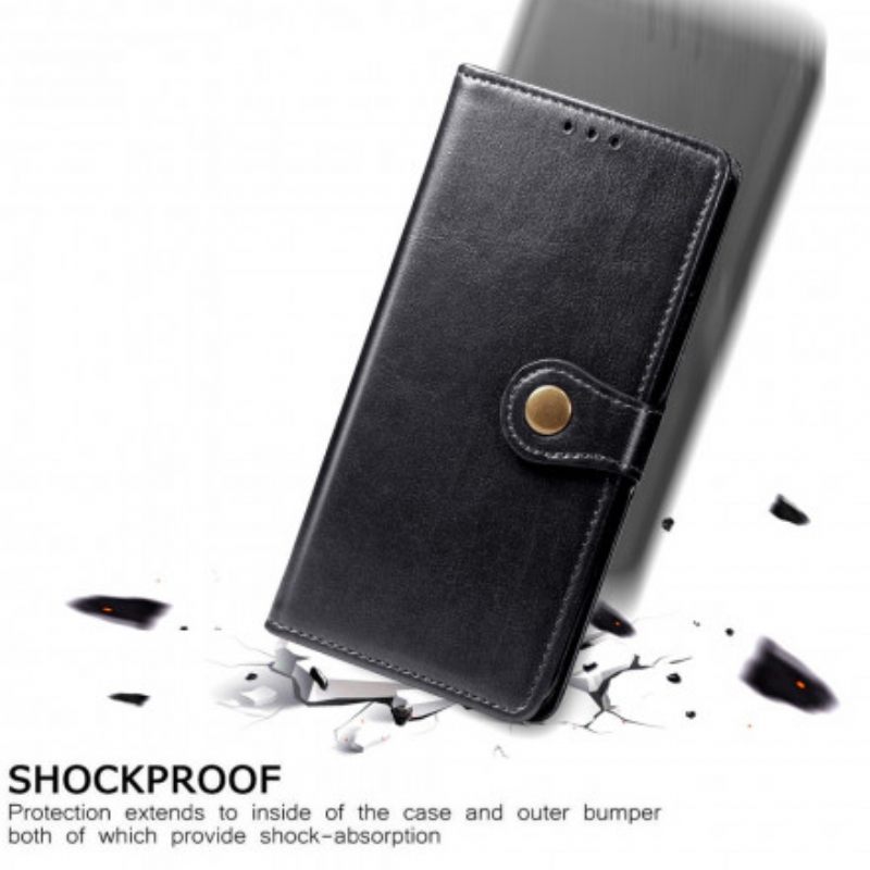 Kotelot Samsung Galaxy A52 4G / A52 5G / A52s 5G Keinonahka Ja Vintage-lukko