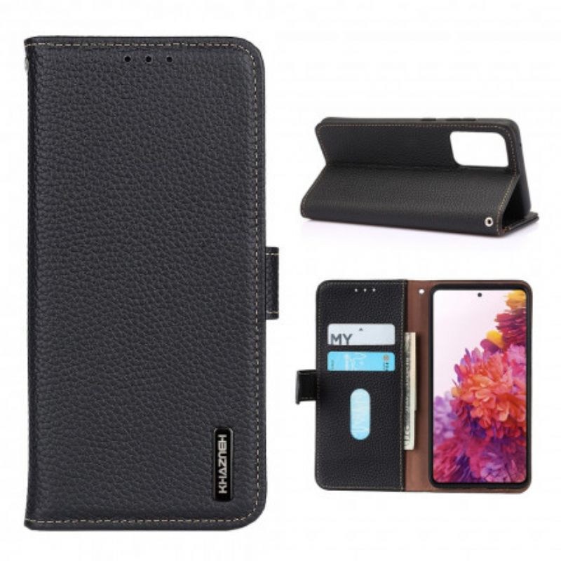 Kotelot Samsung Galaxy A52 4G / A52 5G / A52s 5G Litchi Nahka Khazneh
