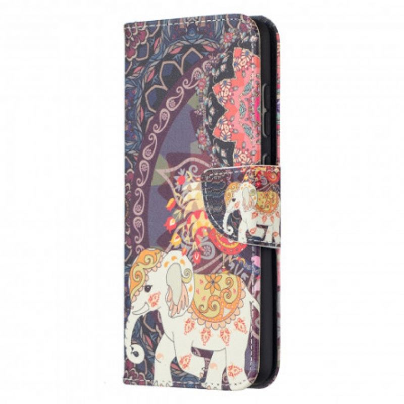 Kotelot Samsung Galaxy A52 4G / A52 5G / A52s 5G Mandala Etniset Norsut