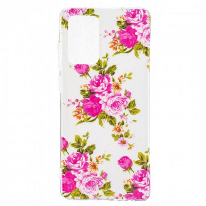 Kuori Samsung Galaxy A52 4G / A52 5G / A52s 5G Fluorescent Floral Sarja