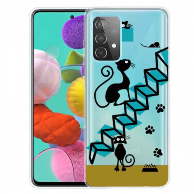 Kuori Samsung Galaxy A52 4G / A52 5G / A52s 5G Hauskat Kissat