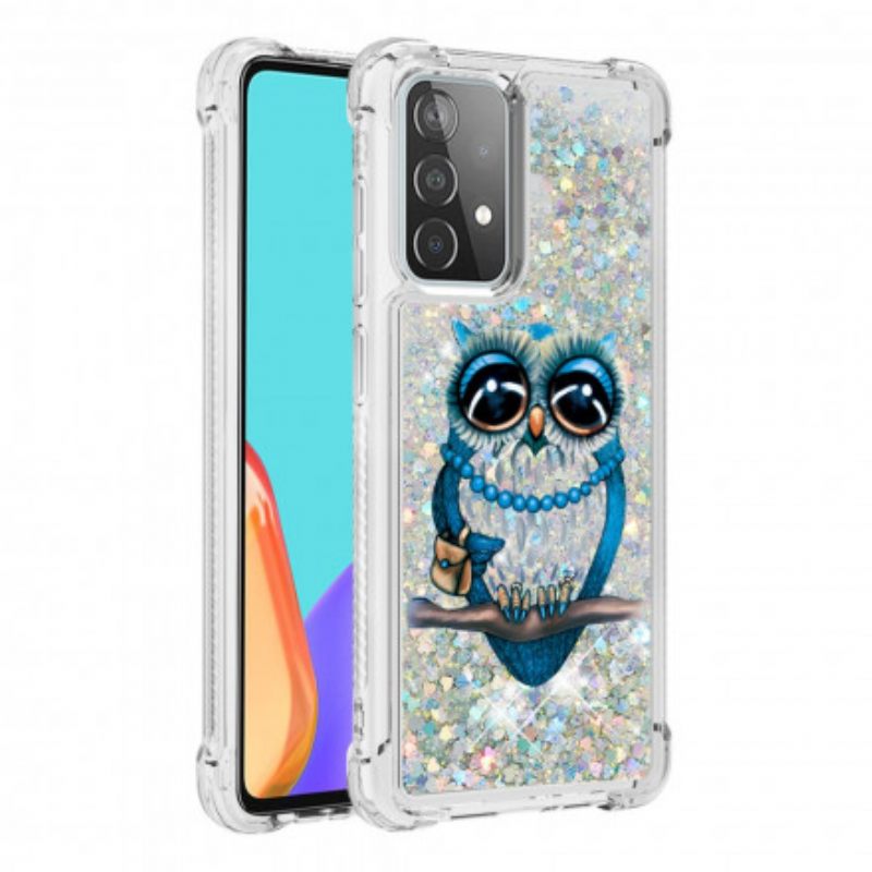 Kuori Samsung Galaxy A52 4G / A52 5G / A52s 5G Miss Owl Glitter
