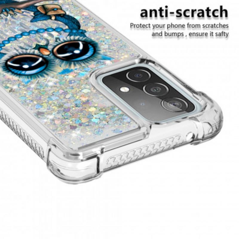 Kuori Samsung Galaxy A52 4G / A52 5G / A52s 5G Miss Owl Glitter