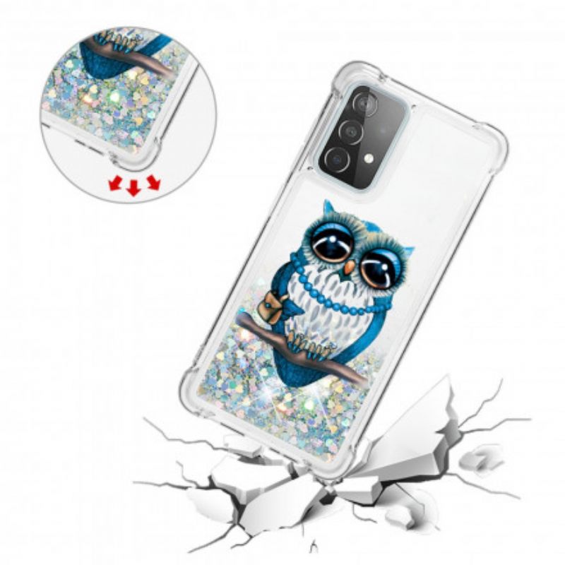Kuori Samsung Galaxy A52 4G / A52 5G / A52s 5G Miss Owl Glitter