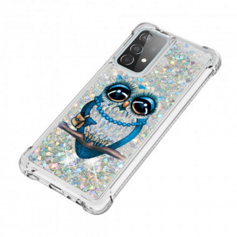 Kuori Samsung Galaxy A52 4G / A52 5G / A52s 5G Miss Owl Glitter