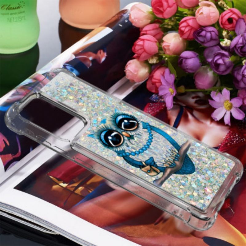Kuori Samsung Galaxy A52 4G / A52 5G / A52s 5G Miss Owl Glitter