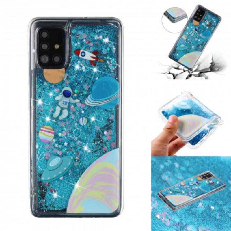 Kuori Samsung Galaxy A52 4G / A52 5G / A52s 5G Space Glitter