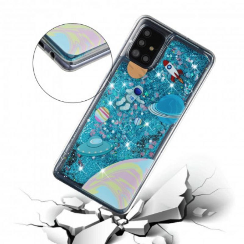 Kuori Samsung Galaxy A52 4G / A52 5G / A52s 5G Space Glitter