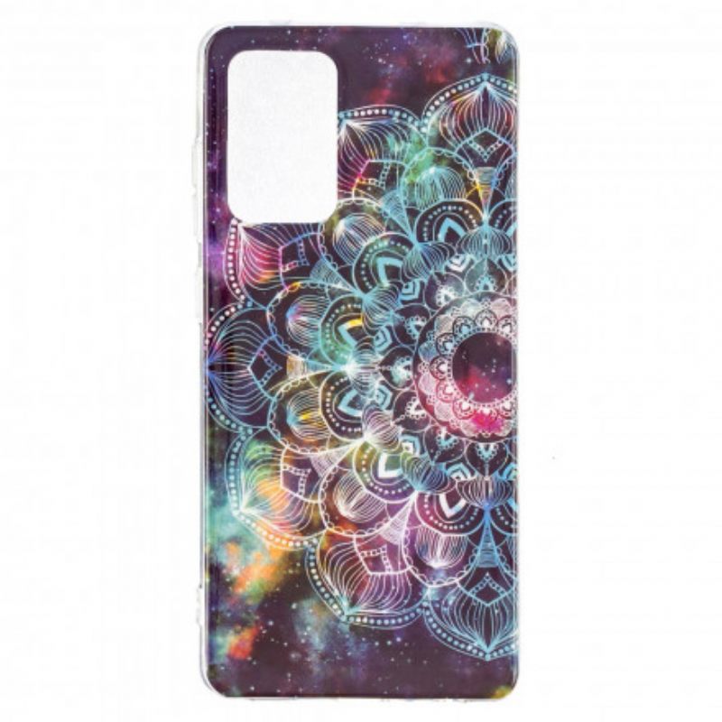 Kuori Samsung Galaxy A52 4G / A52 5G / A52s 5G Värikäs Fluoresoiva Mandala