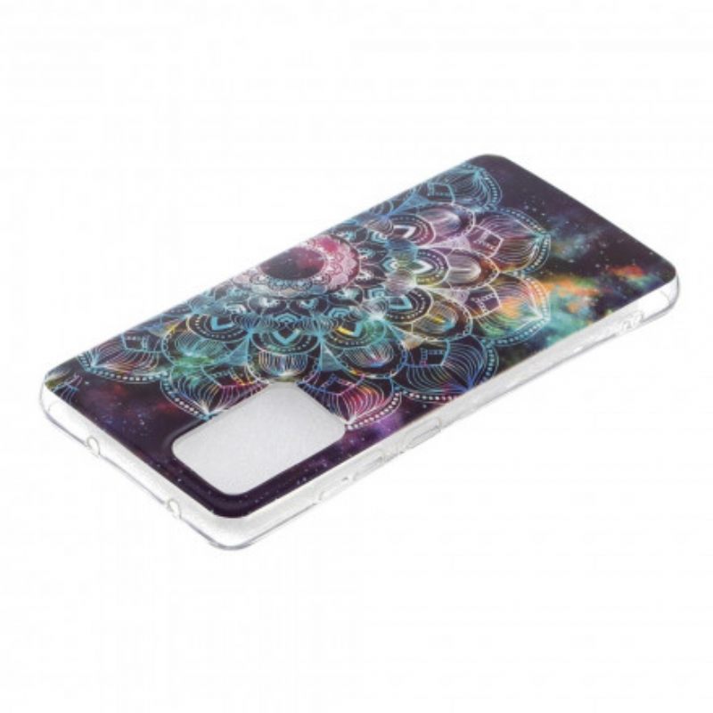 Kuori Samsung Galaxy A52 4G / A52 5G / A52s 5G Värikäs Fluoresoiva Mandala