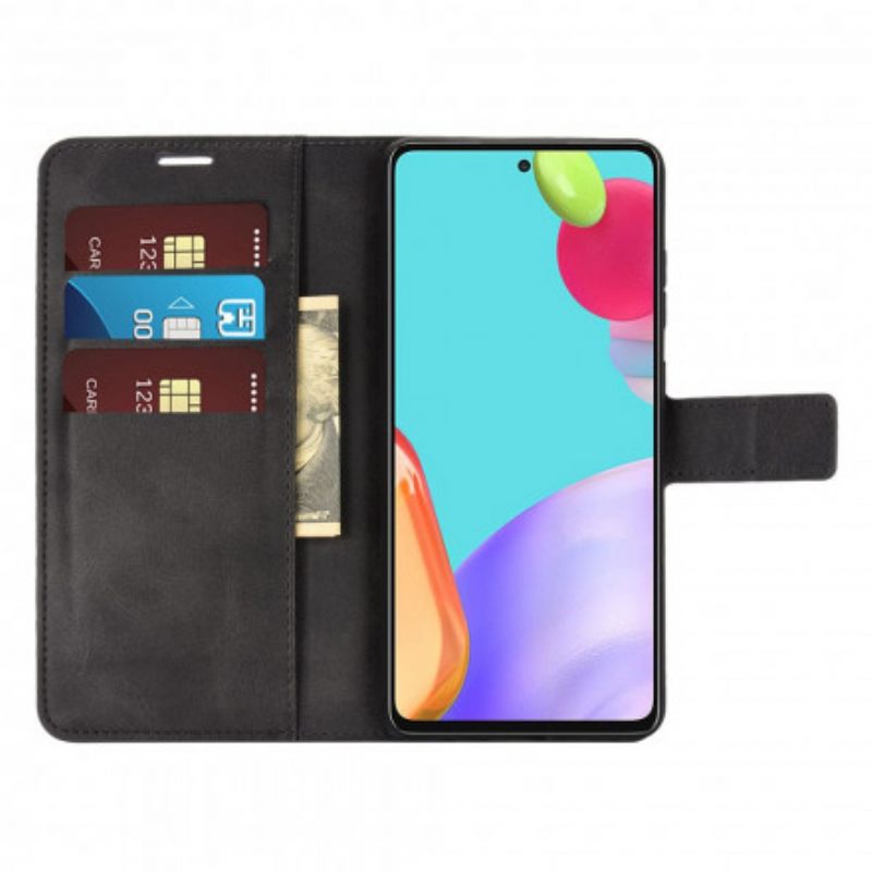 Nahkakotelo Samsung Galaxy A52 4G / A52 5G / A52s 5G Faux Leather Slim
