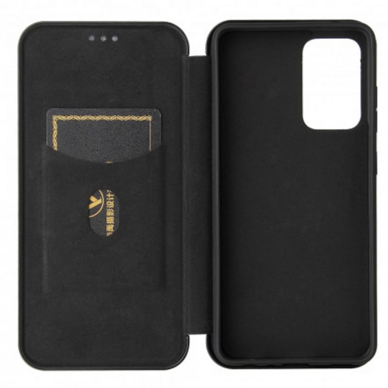 Puhelinkuoret Samsung Galaxy A52 4G / A52 5G / A52s 5G Kotelot Flip Hiilikuitu