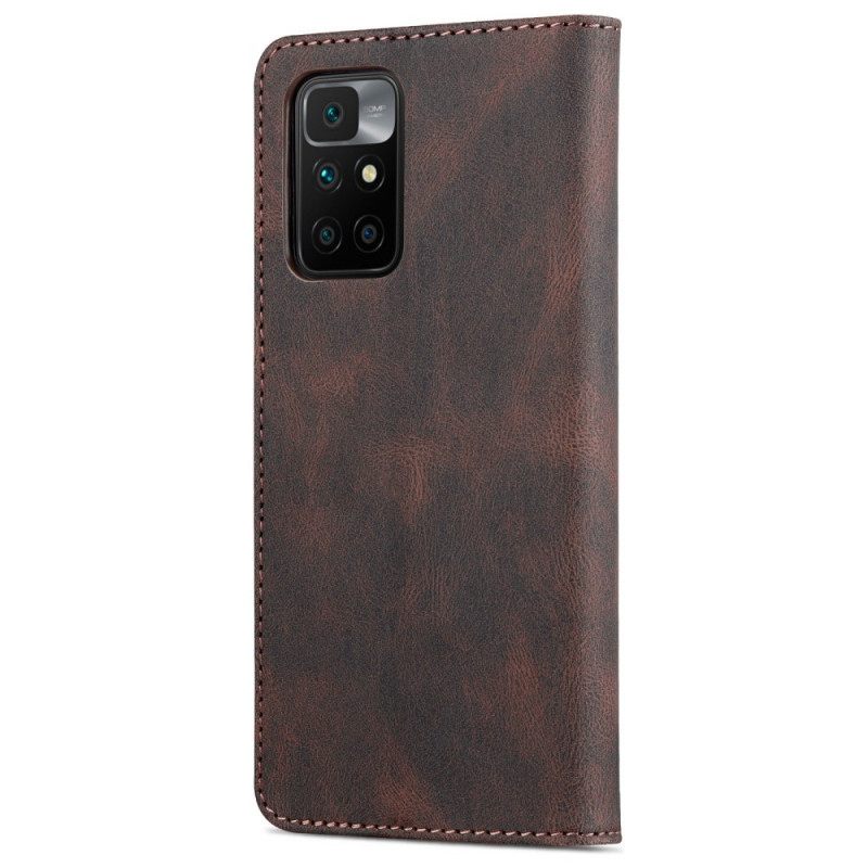 Kotelot Xiaomi Redmi 10 Azns Nahkaefekti