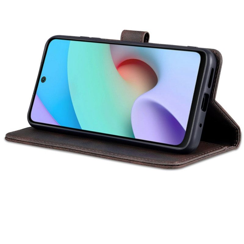 Kotelot Xiaomi Redmi 10 Azns Nahkaefekti