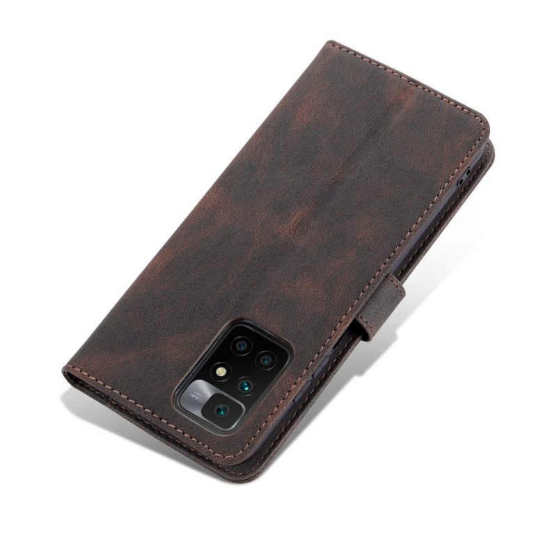 Kotelot Xiaomi Redmi 10 Azns Nahkaefekti