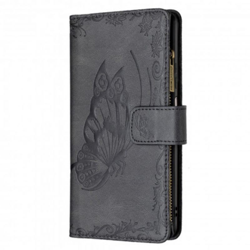 Kotelot Xiaomi Redmi 10 Butterfly Baroque Vetoketjullinen Tasku